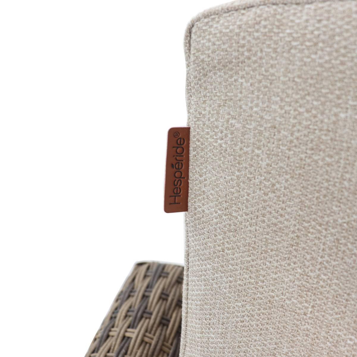 Hespéride - Sofá de jardín selenim 2 plazas Beige