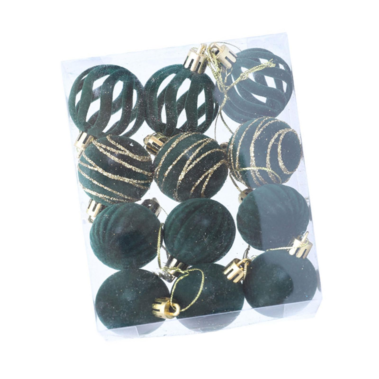 yanwuwa 12Pcs Christmas Ball Baubles Ornament Shatterproof Christmas Tree Hangings Decorations for Wedding Winter Holiday Ball Ornament