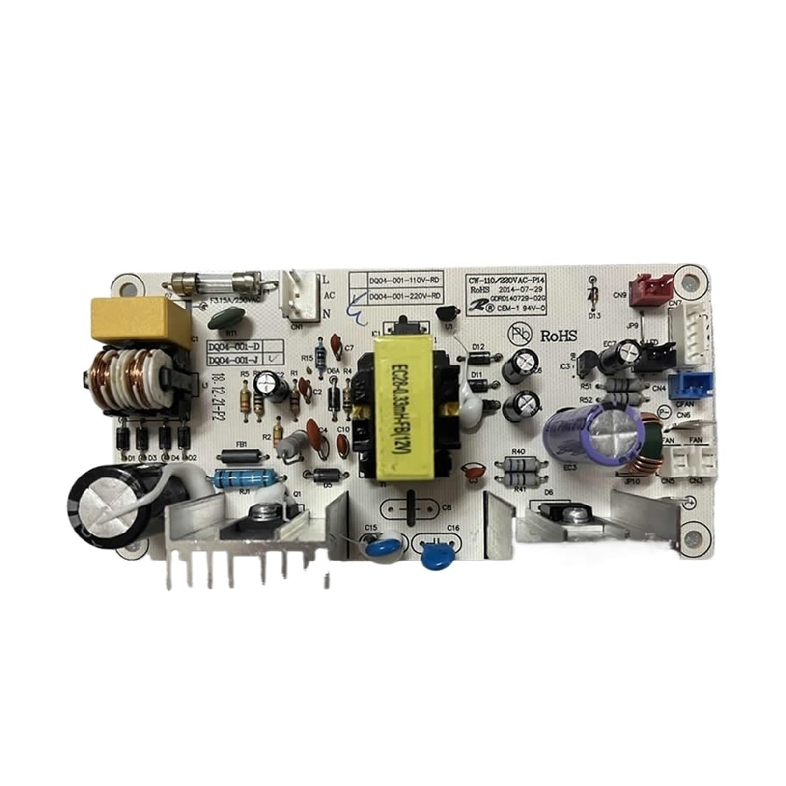 Placa principal de gabinete de vino de 220 V DQ004-001-D, placa de circuito de gabinete de vino tinto DQ04-001-J, accesorios de repuesto para enfriador de vino (DQ004-001-J)