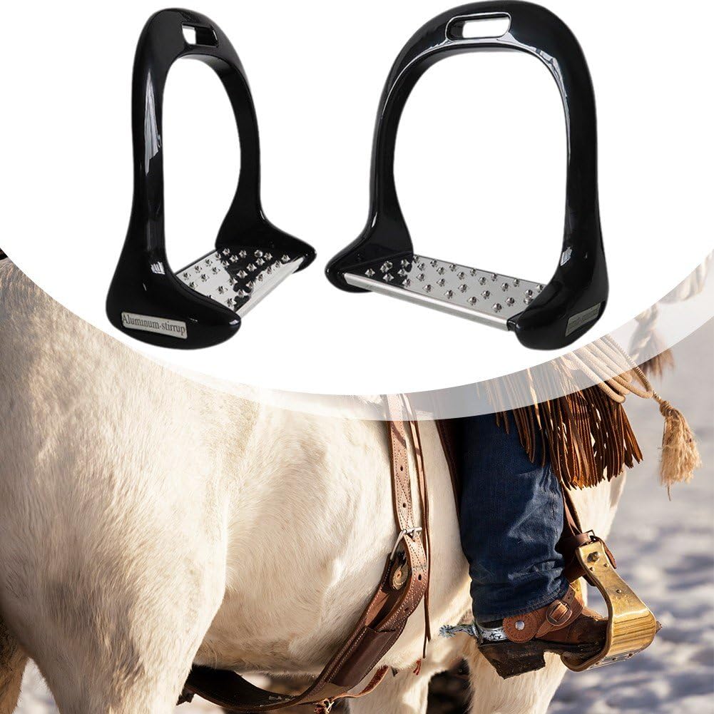 Staffe per Equitazione, Staffa di Sicurezza in Acciaio Inossidabile per Alleviare Il Dolore allo Stress alla Caviglia per Il Ginocchio per Sella Equestre