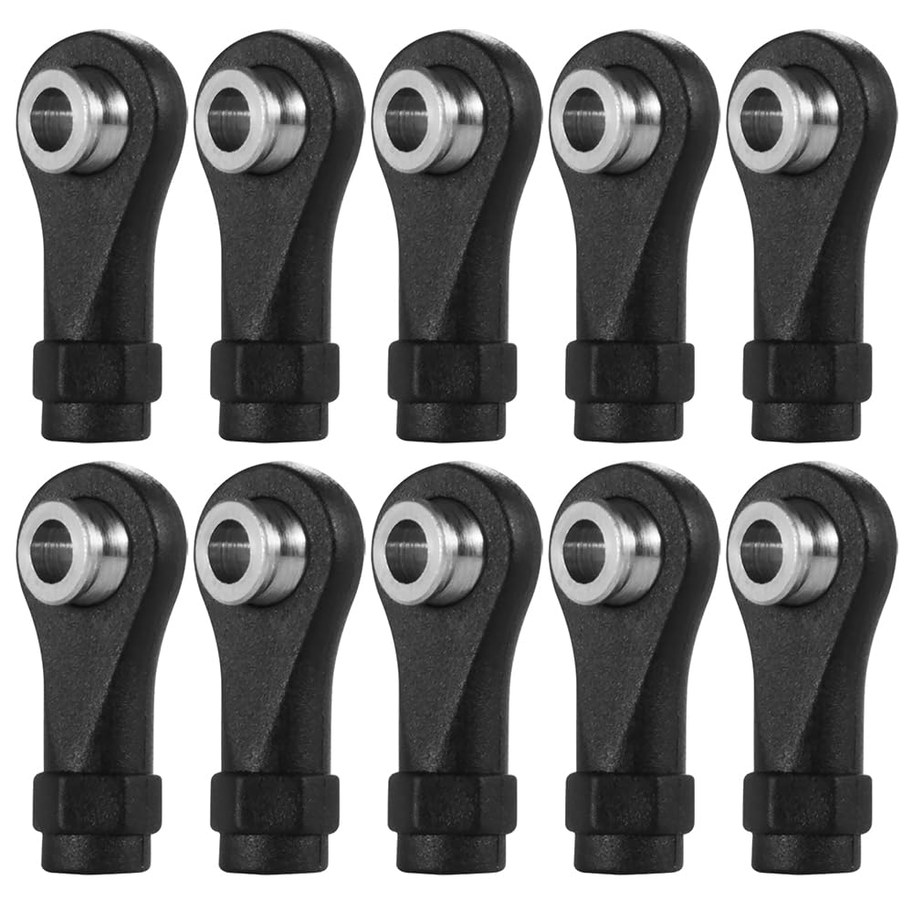 MOHERO 10Pcs Plastic M2.5 Tie Rod End Ball Joint Link Ball Head Holder for 1/18 TRX4M RC Crawler Car Upgrade Part