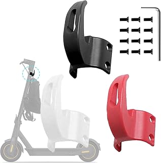 Felixstory 3 Sets Electric Scooter Front Handy Hanger Hook for Segway Ninebot Max G30 E-Scooter, Durable Plastic Hook with Strong Bearing Capacity, Storage Bag Hanging Pothook Accessories,3 Colors