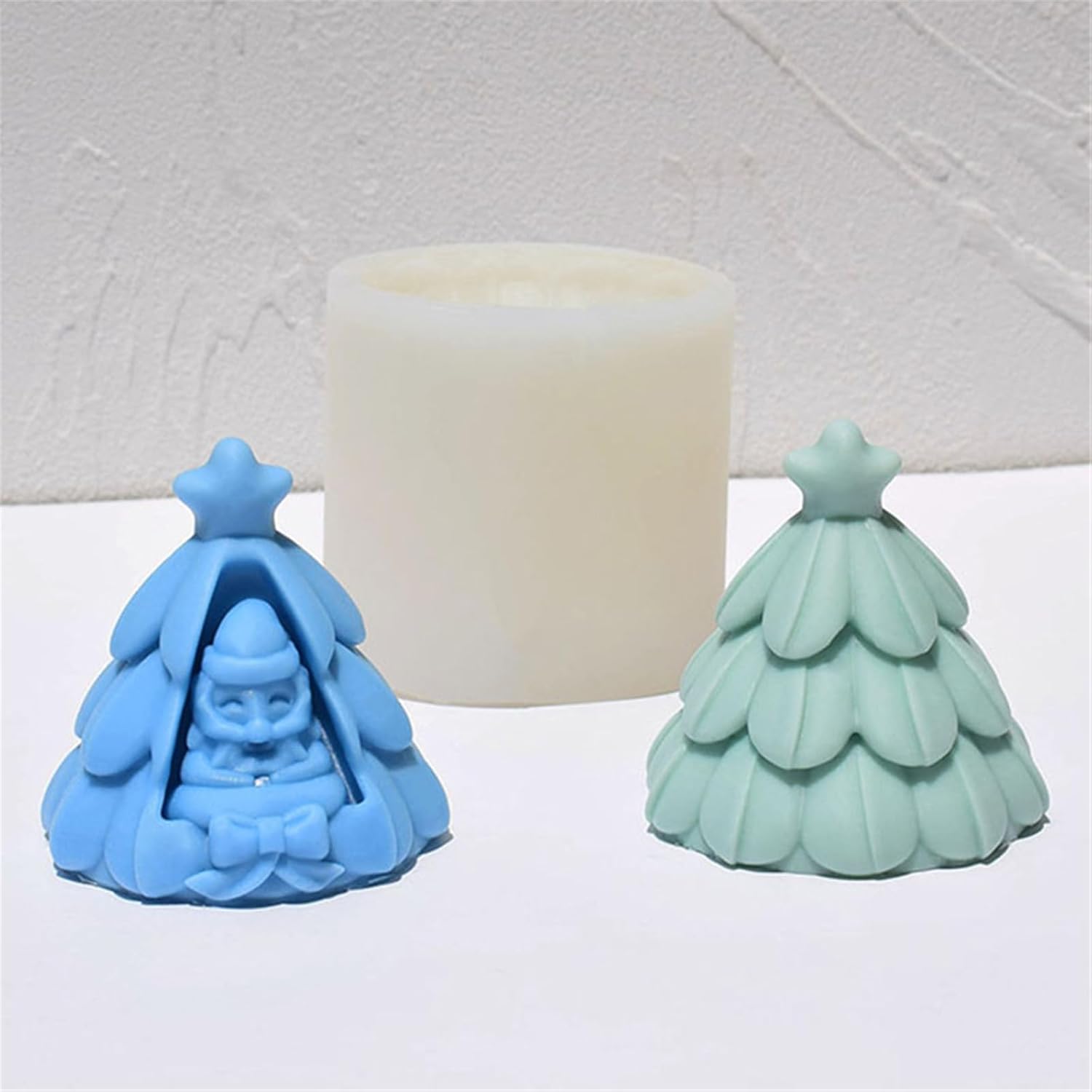 フォートゲート フレキシブルシリコンモールド クリスマスツリー キャンドルモールド 香り付きアロマセラピー 型作り 手作りデスクオー