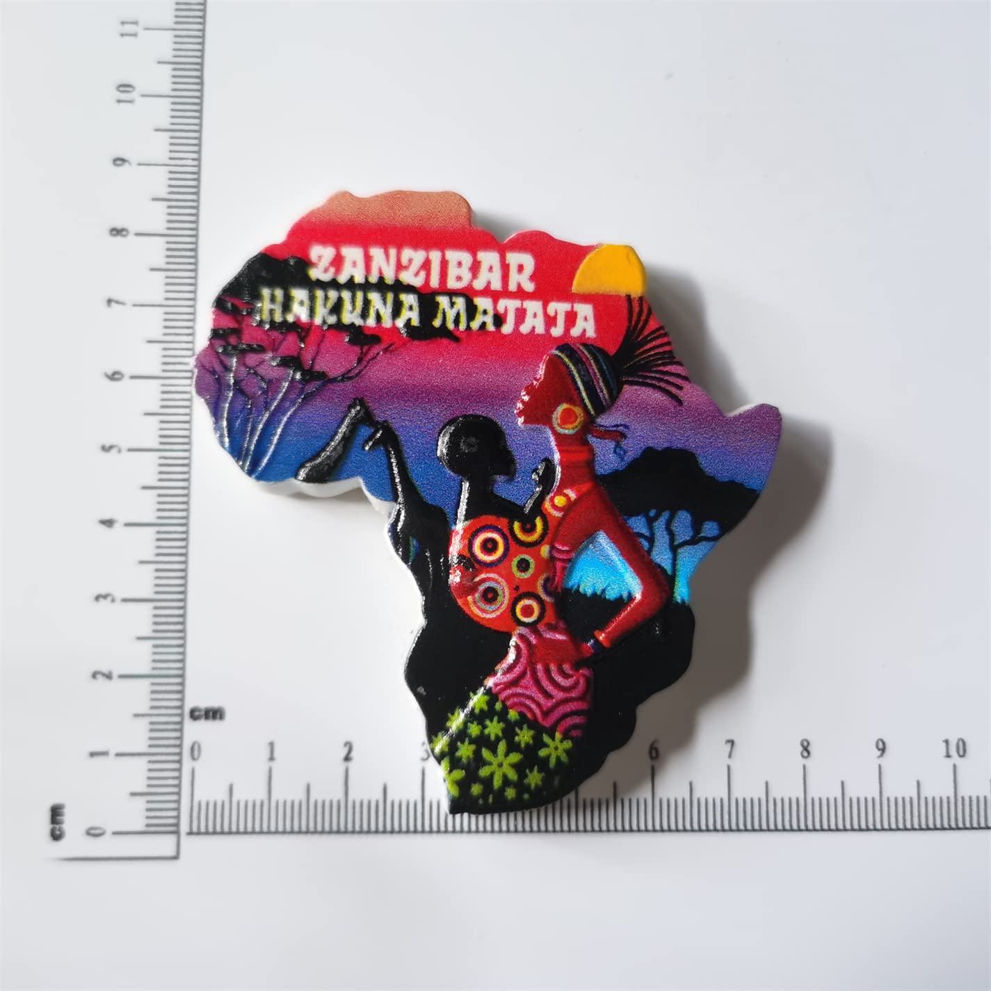 Zanzibar - Aimant De Réfrigérateur 3D En Afrique De L'Est - Cadeau Souvenir De Voyage - Décoration De Cuisine - Autocollant Magnétique - Collection Tanzanie