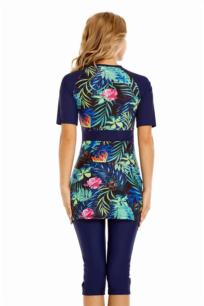 Badebekleidung Sonnenbekleidung Surfbekleidung Kurzarm Damen Mädchen Plus Size Badebekleidung Strandbekleidung