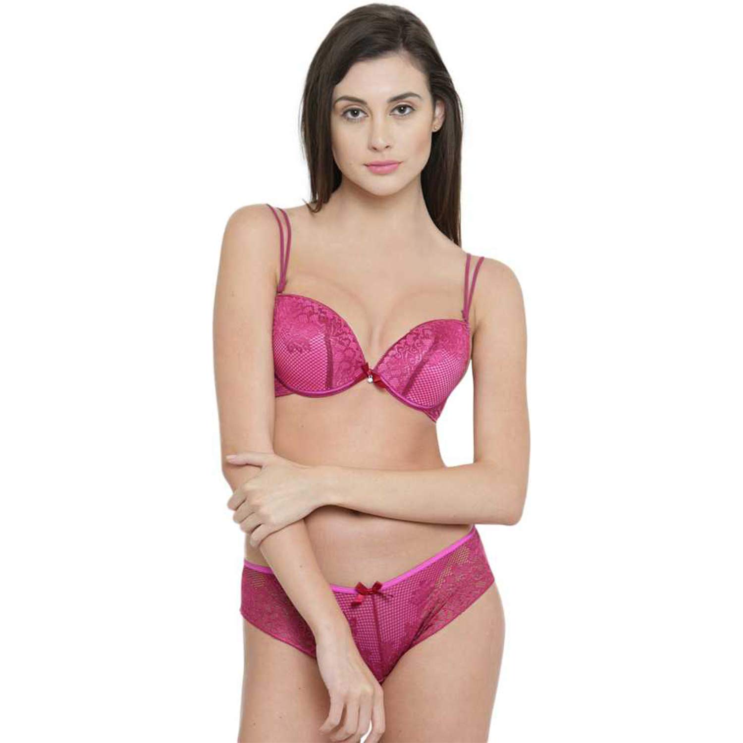 Women's Sexy Bra Panty Set -Ladies lace Underwire Bra Panty & Everyday Bra Panty-image-27