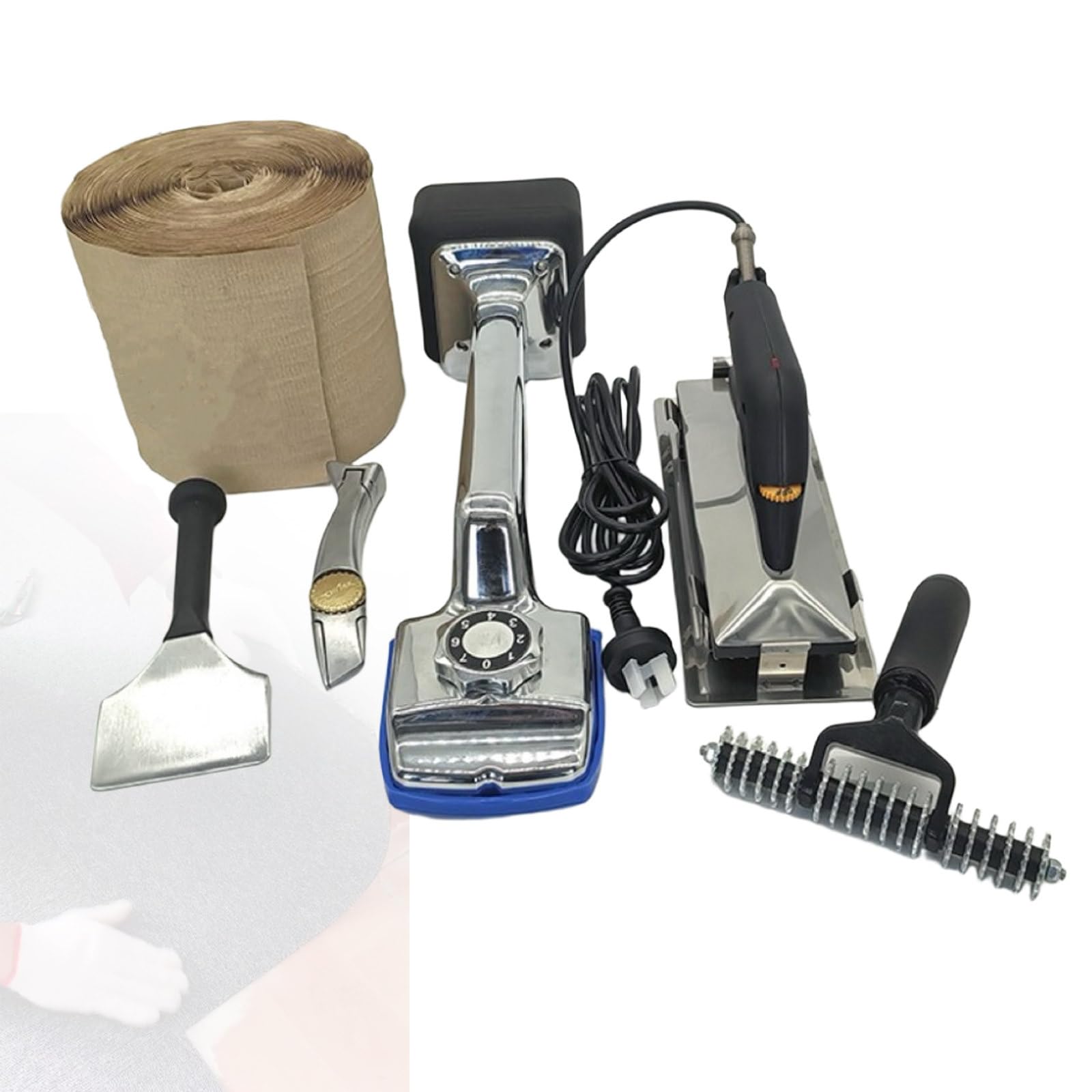 Kit professionnel de civière de tapis pour installation domestique et commerciale