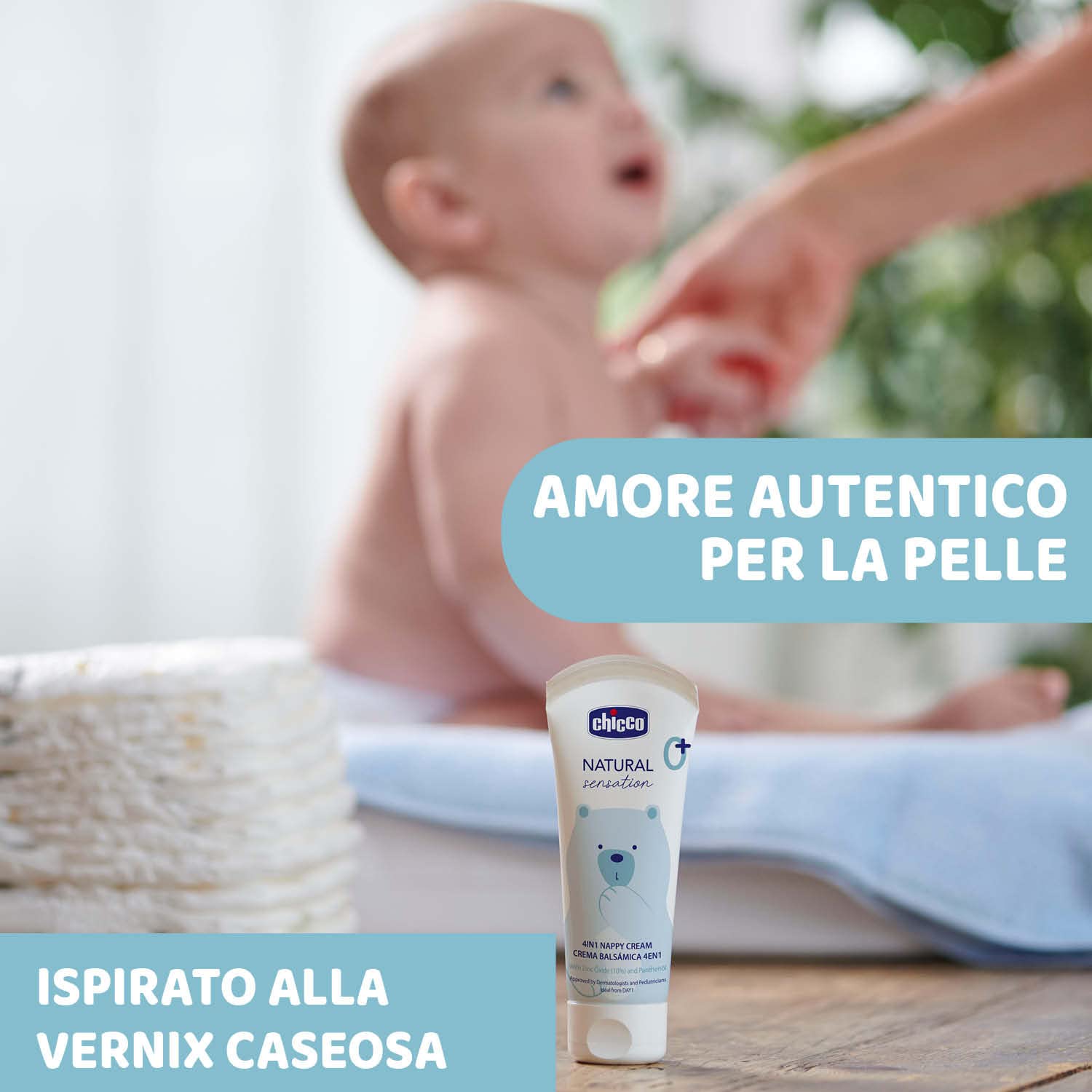CHICCO Pasta Lenitva 4in1 senza profumo 100 ml z tlenkiem cynku