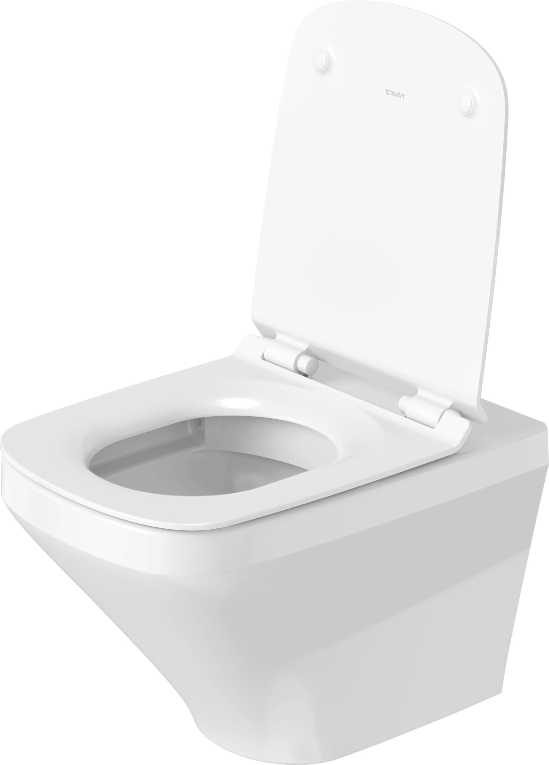 Duravit DuraStyle tapa WC, tapa de wc con mecanismo de cierre suave y lento, asiento de inodoro de urea duroplast, tapadera wc con bisagras de acero inoxidable, tapa de inodoro blanco