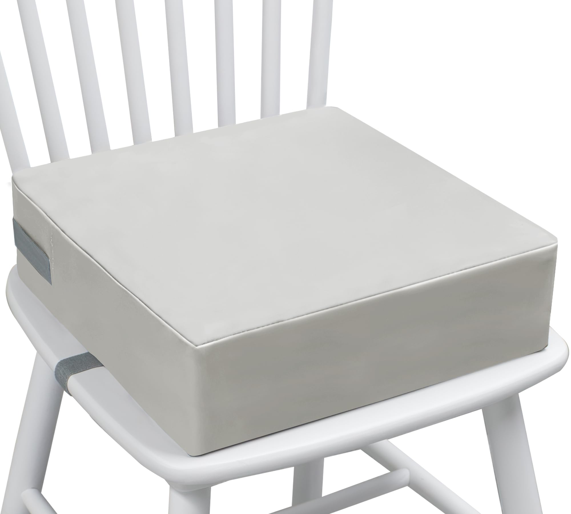 Eiury Toddler Booster Seat Dining Table Kitchen Chair, Waterproof Anti-Scratch PU Cushion, Non-Slip Bottom, Adjustable Buckle Straps, Easy Clean