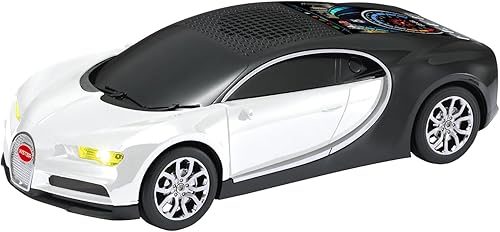 WS-660 Hypercar Replica Altavoz Bluetooth con pantalla LED Starry-Sky, portátil con sonido HD, luz de fiesta LED, emparejamiento TWS, reproducción