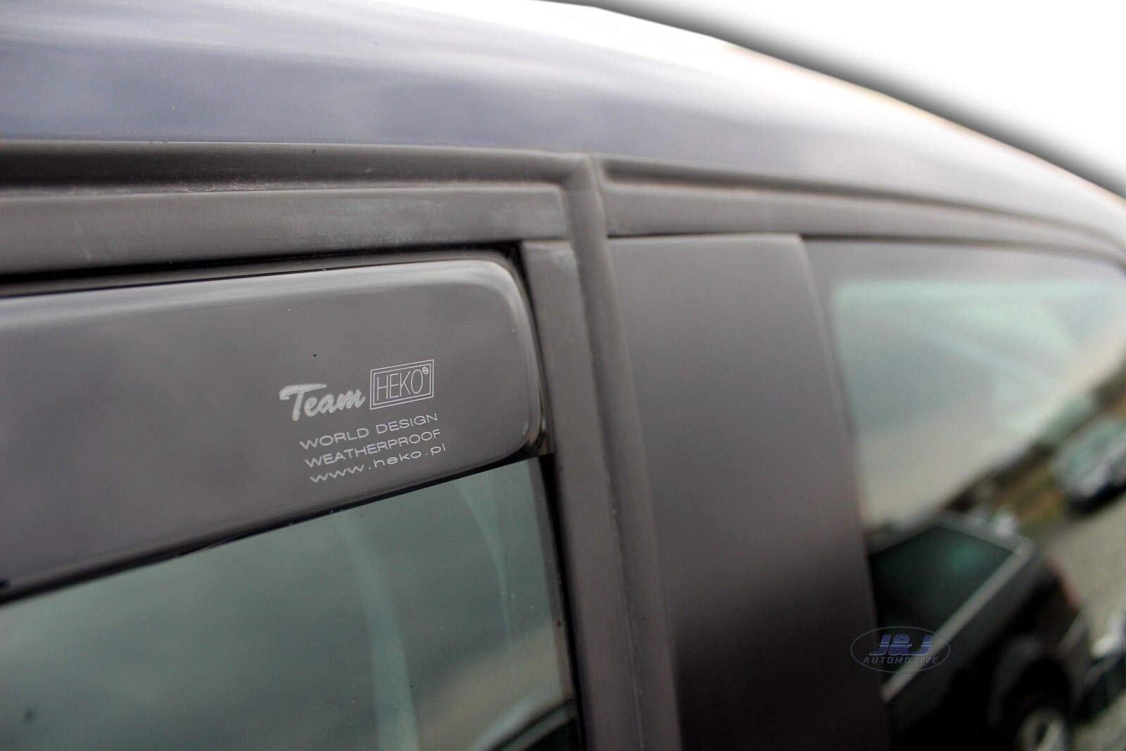 J&J AUTOMOTIVE Windabweiser passend für Audi A3 3-Türer 2003-2012 2tlg, Heko Regenabweiser Vorne Getönt Dunkel Passform