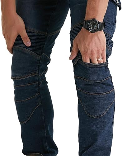 Miniatura 5 de Pantalones de motocicleta, versátiles y duraderos jeans de motocicleta para hombres y mujeres, pantalones de equitación con almohadillas Kenn y