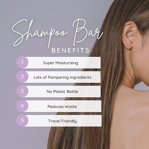 Miniatura 2 de Eclectic Lady Moonlight Path - Barra de jabón de champú con aceite de argán puro, proteína de seda, proteína de miel y extractos de flor de