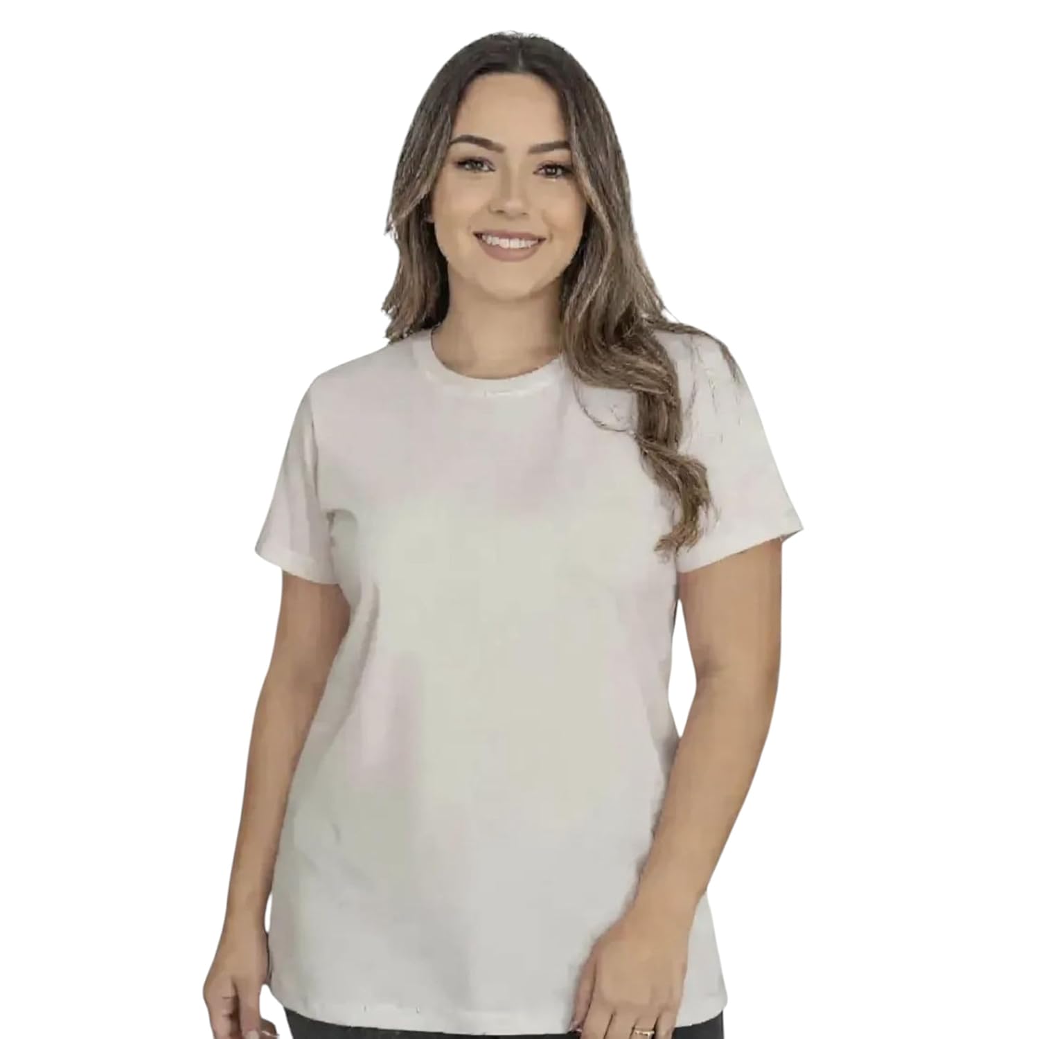 Camiseta Feminina Oversized 100% Algodão Premium