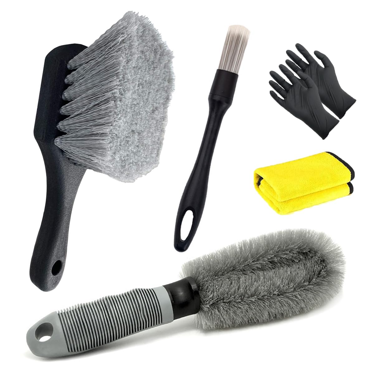 Brosse jante voiture contre la poussière de frein tenace