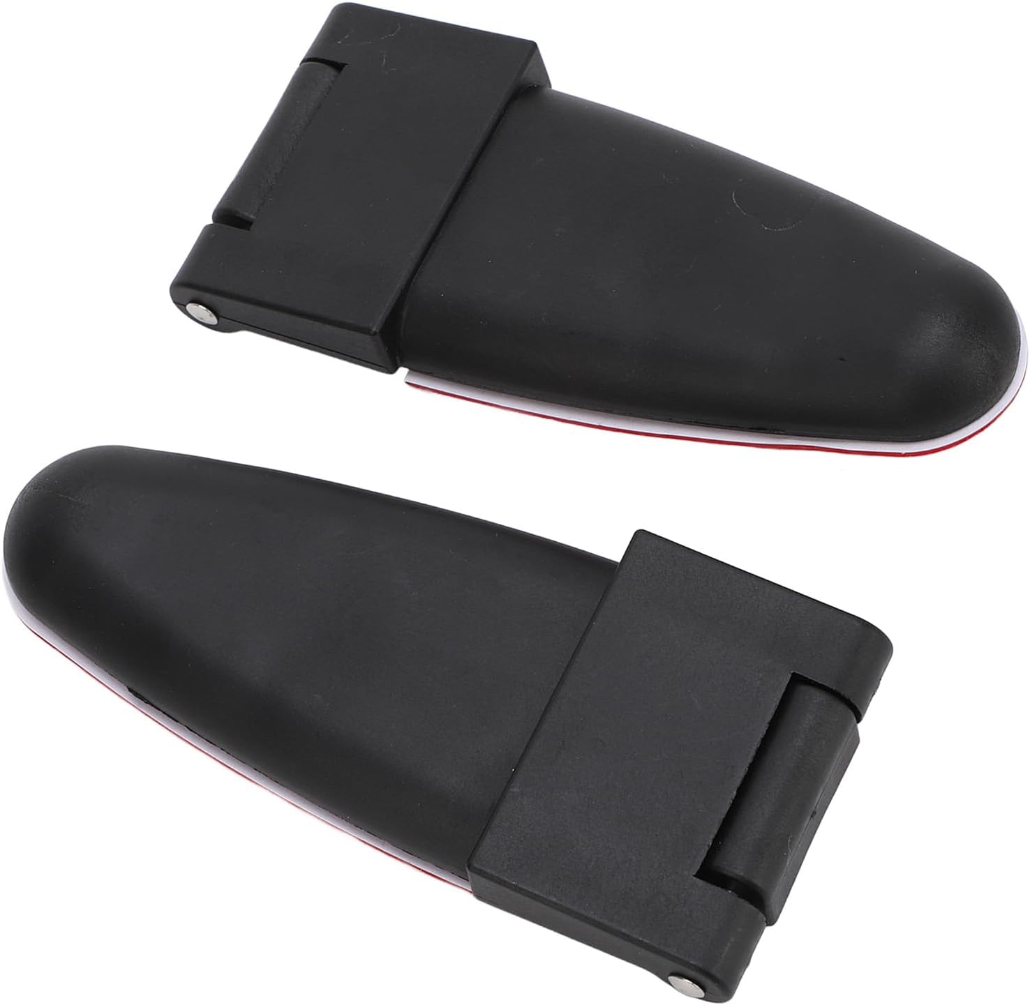 Left Right Liftgate Glass Hinge 103528 Aluminium Alloy for LEER 100XL 100LE Truck Cap, 6061 Aluminum Rust Re sistant 2in Height OE 71543 53248 67158 Easy Install Replacement