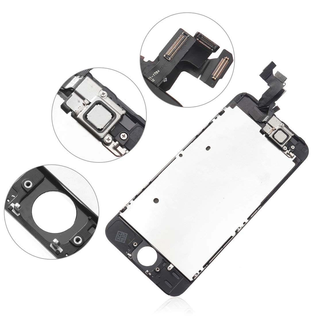 1152 iPhone5s フロントパネル 、カメラ2個 セット Amazon.co.jp: SZM iPhone5S 液晶パネル 交換修理用 フロント