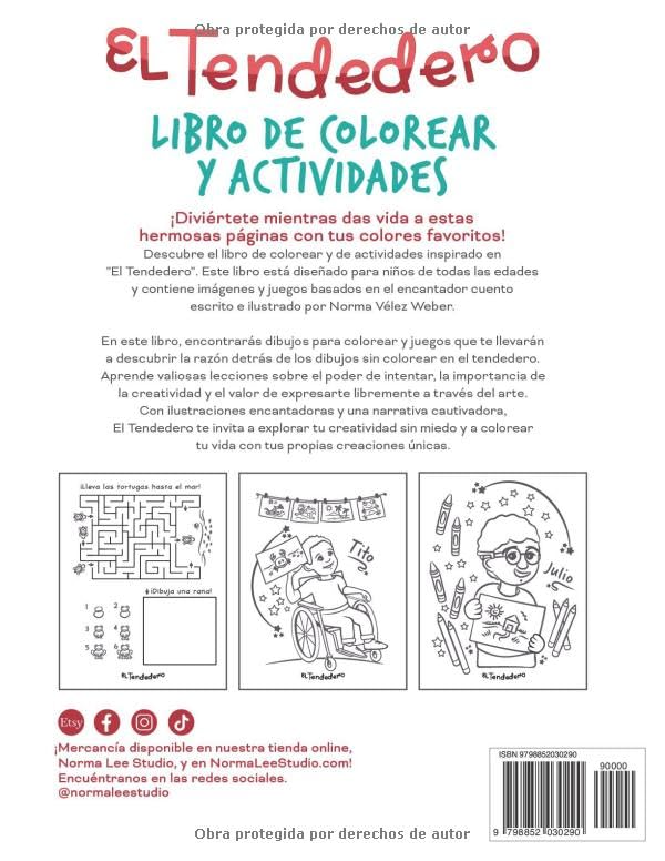 Miniatura 2 de El Tendedero Libro de Colorear y Actividades (Spanish Edition)