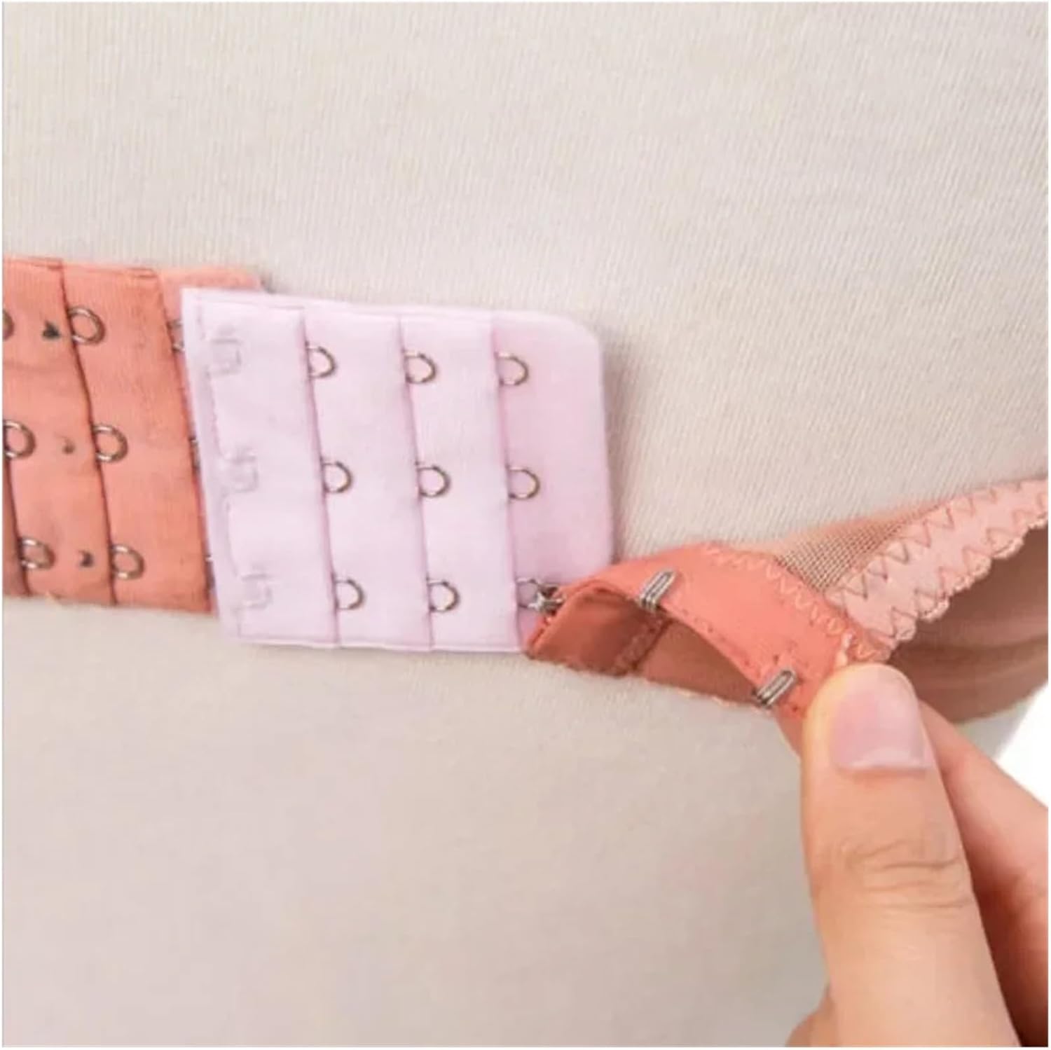 Bra Extenders 3 Hooks 150pcs Elastic Bra Extender Adjustable Belt Buckle Extension Strap Hook
