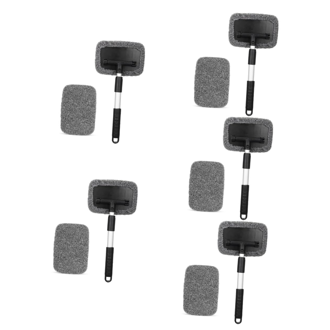 Brosse de nettoyage pour vitres de voiture avec outil de lavage de pare-brise rotatif