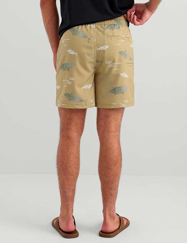 HUK Men's Standard Pursuit Volley Pattern, Quick-Dry Shorts, Starfish by HUK - Used condition - Image 5