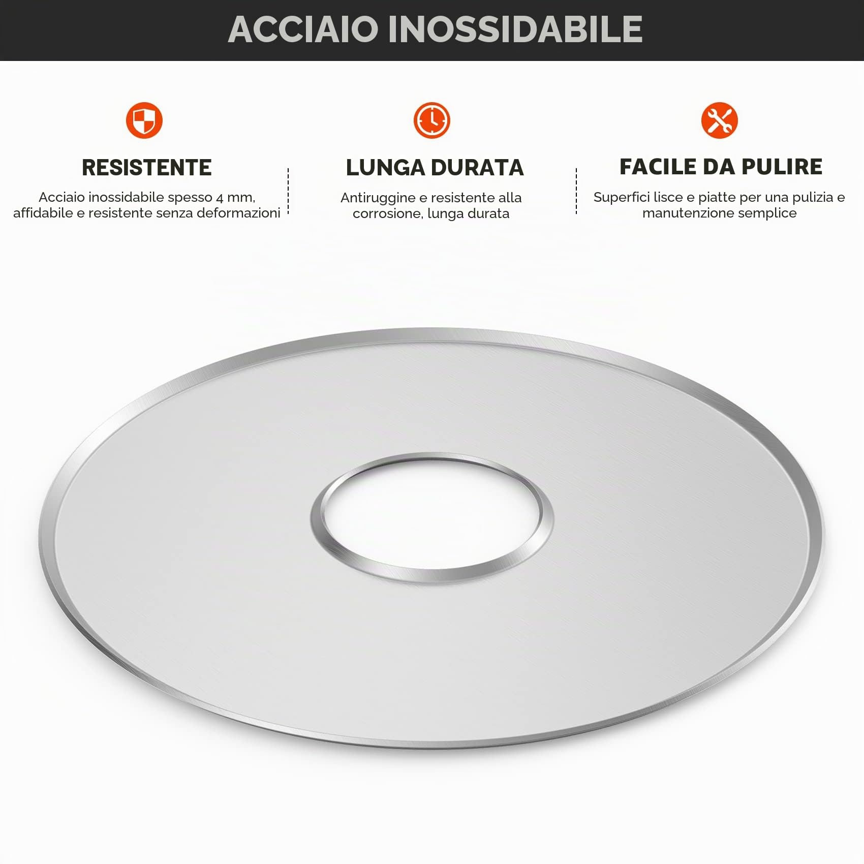 Onlyfire Piastra per Grigliare in Acciaio Inossidabile,Plancha Grill per Weber 57 CM bollitore a Carbone