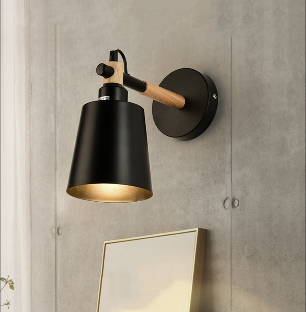 Lámpara de pared E27 ZY con diseño completo y dirección ajustable 7