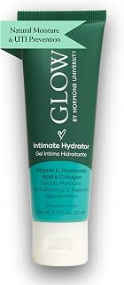 Glow Vaginal Moisturizer, Hormone-Free Intimate Hydrator, Vulva Gel with Collagen, Aloe Vera & Hyaluronic Acid, Helps Relieve Dryness, Itching & Burning - OBGYN Co-Developed UTI Protector