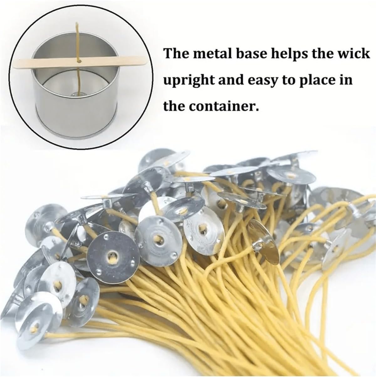 Cotton Candle Wick 300Pcs 6-inch pre-Waxed Beeswax and Hemp Wicks, Slow Burn, 2mm Diameter - Perfect for DIY Candle Making.