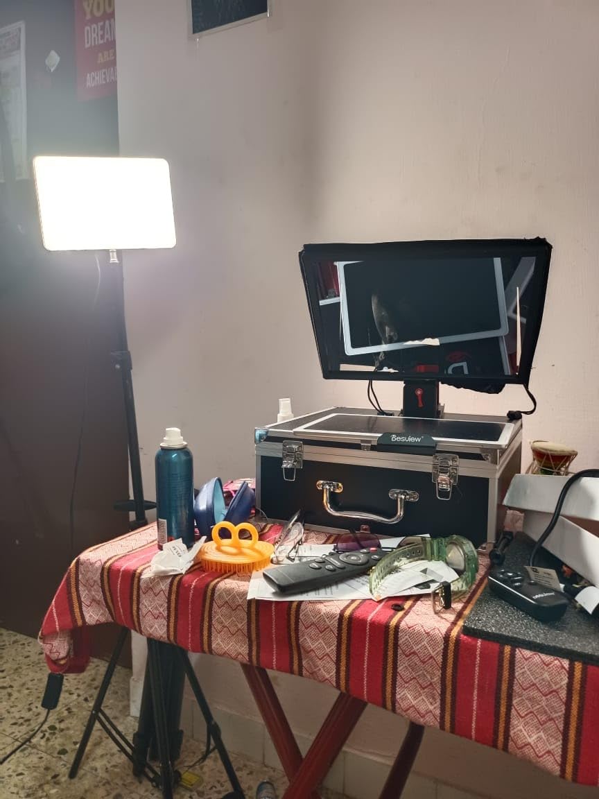 Desview T12S Teleprompter 12.9 inch Tablet Teleprompter, All Metal