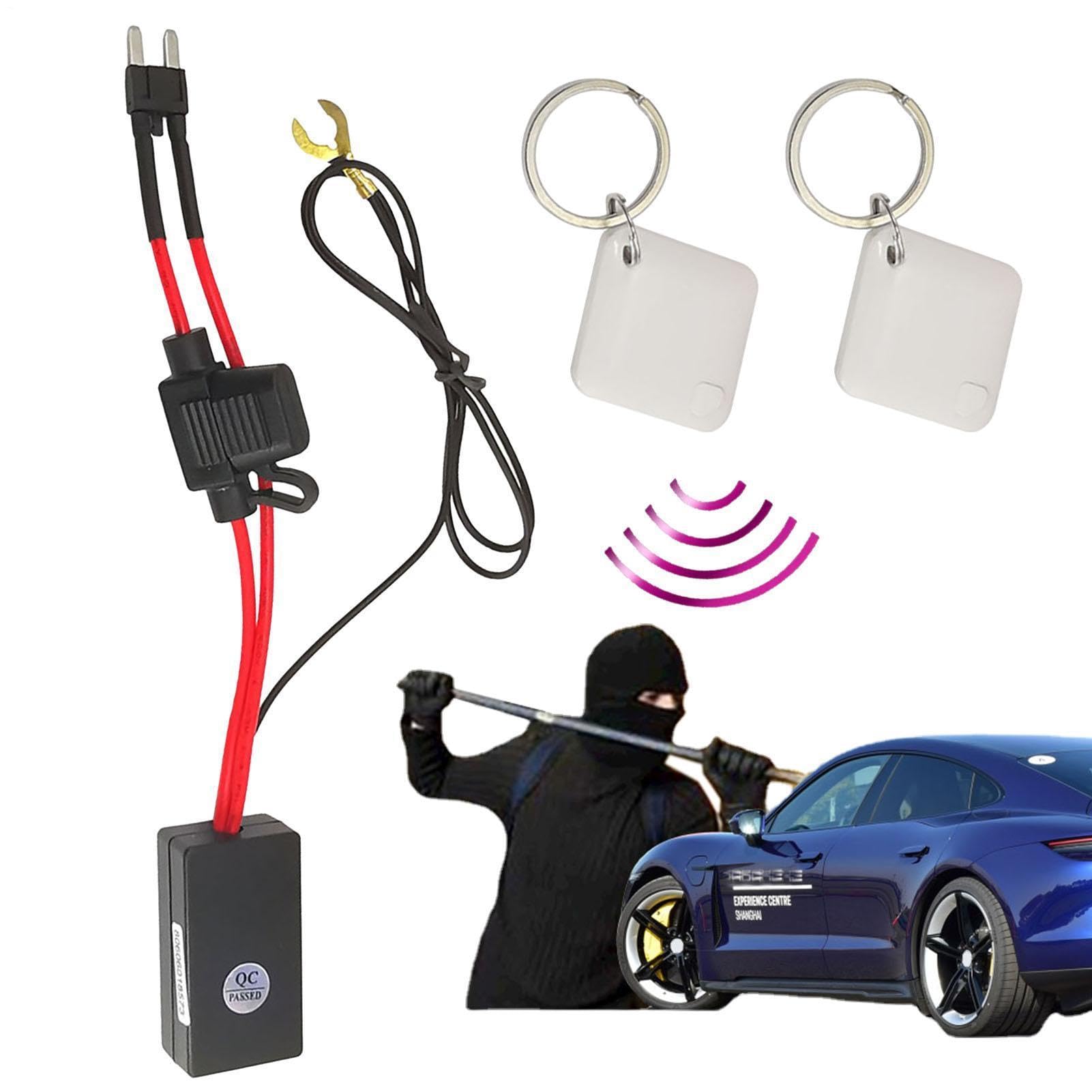 Inmovilizador antirrobo para coche, de alarma universal con pantalla LCD | grande