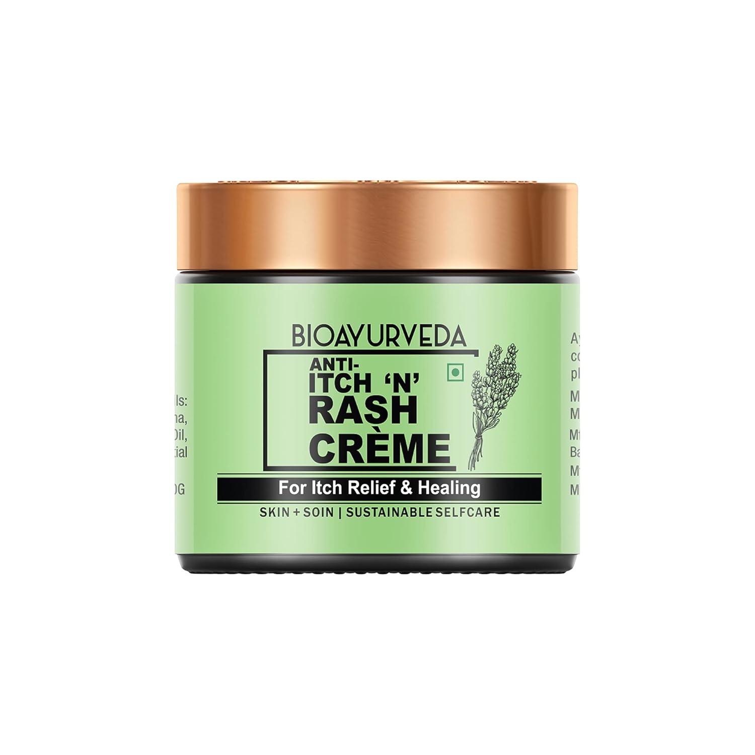 BIOAYURVEDA Itch and Rash Cream Relief Ointment to Soothe