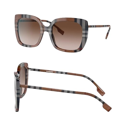 BURBERRY CAROLL BE4323 Óculos de sol quadrados acetato com kit de óculos de luxo