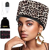 Vista 9 de Gorra Térmica para Acondicionamiento Profundo, Ingeware - Gorra Térmica para Cabello para Secador de Pelo Portátil Eléctrico para Cabello Natural
