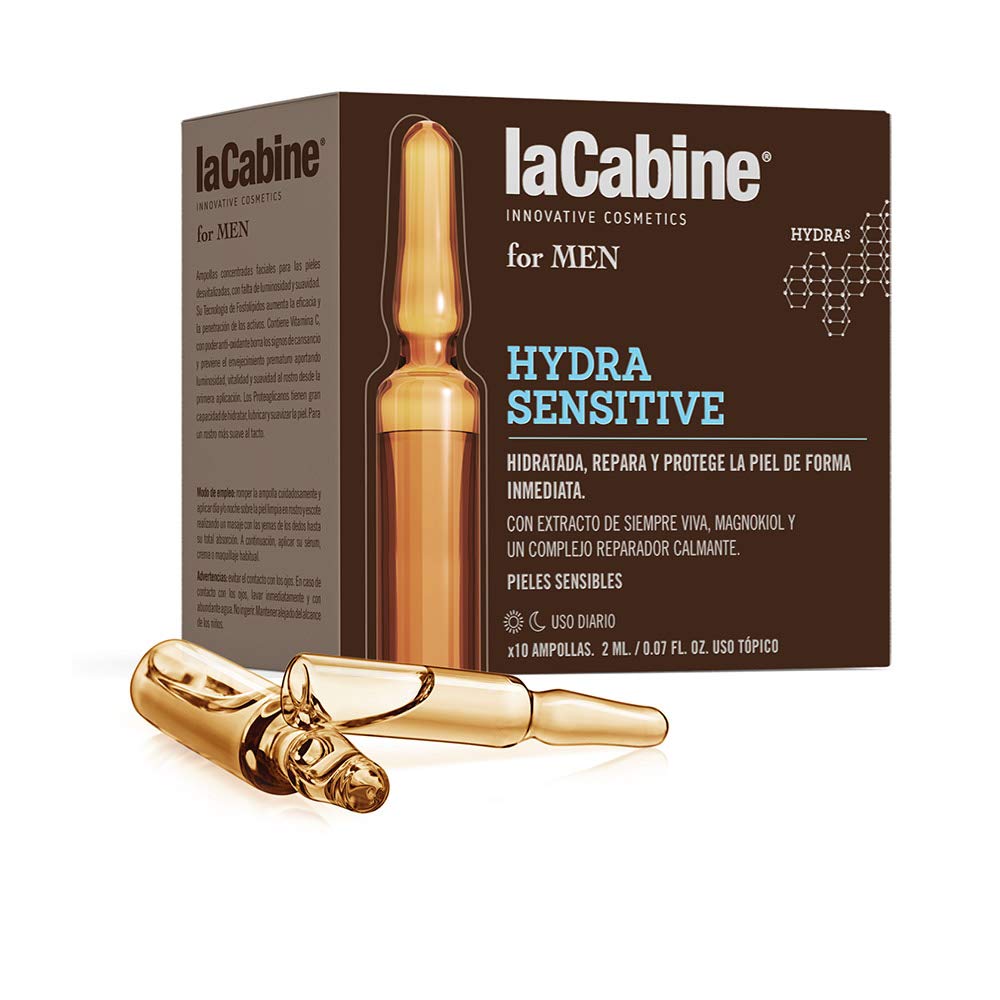 La CabineHydra Sensitive For Men 10 Ampoules Of 2 Ml One Size