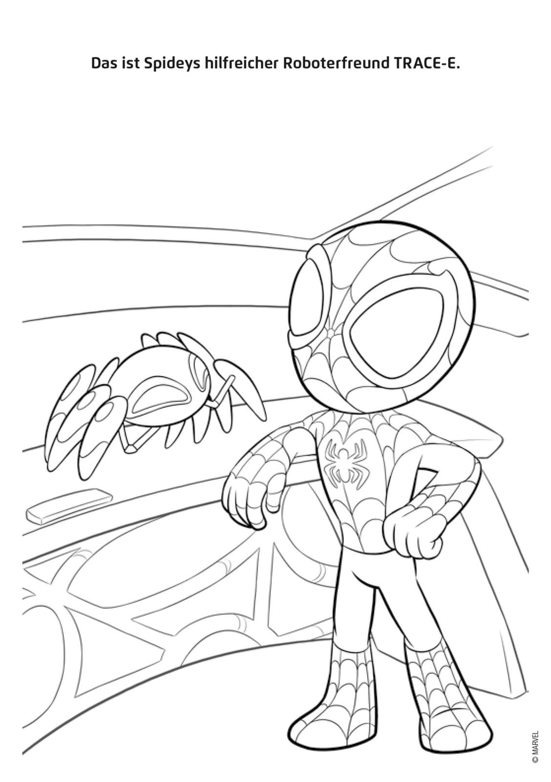 MARVEL Spidey und seine Super-Freunde: Mein cooler Malblock: Malblock