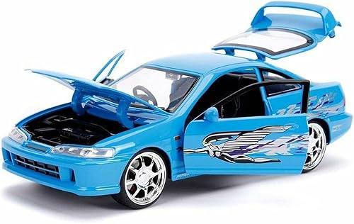 Miniatura 3 de Jada Fast & Furious 1:24 Mia's Acura Integra Type-R - Coche fundido a presión, juguetes para niños y adultos