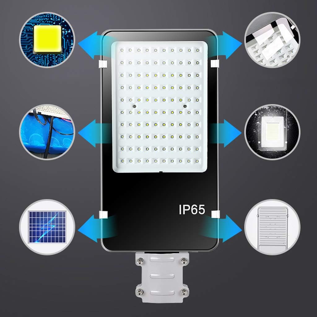 IP65 Waterproof Solar Lights Outdoor, Convenient : Light Control/Remote Control/Timing, Street Light, Night Lamp, for Doorway