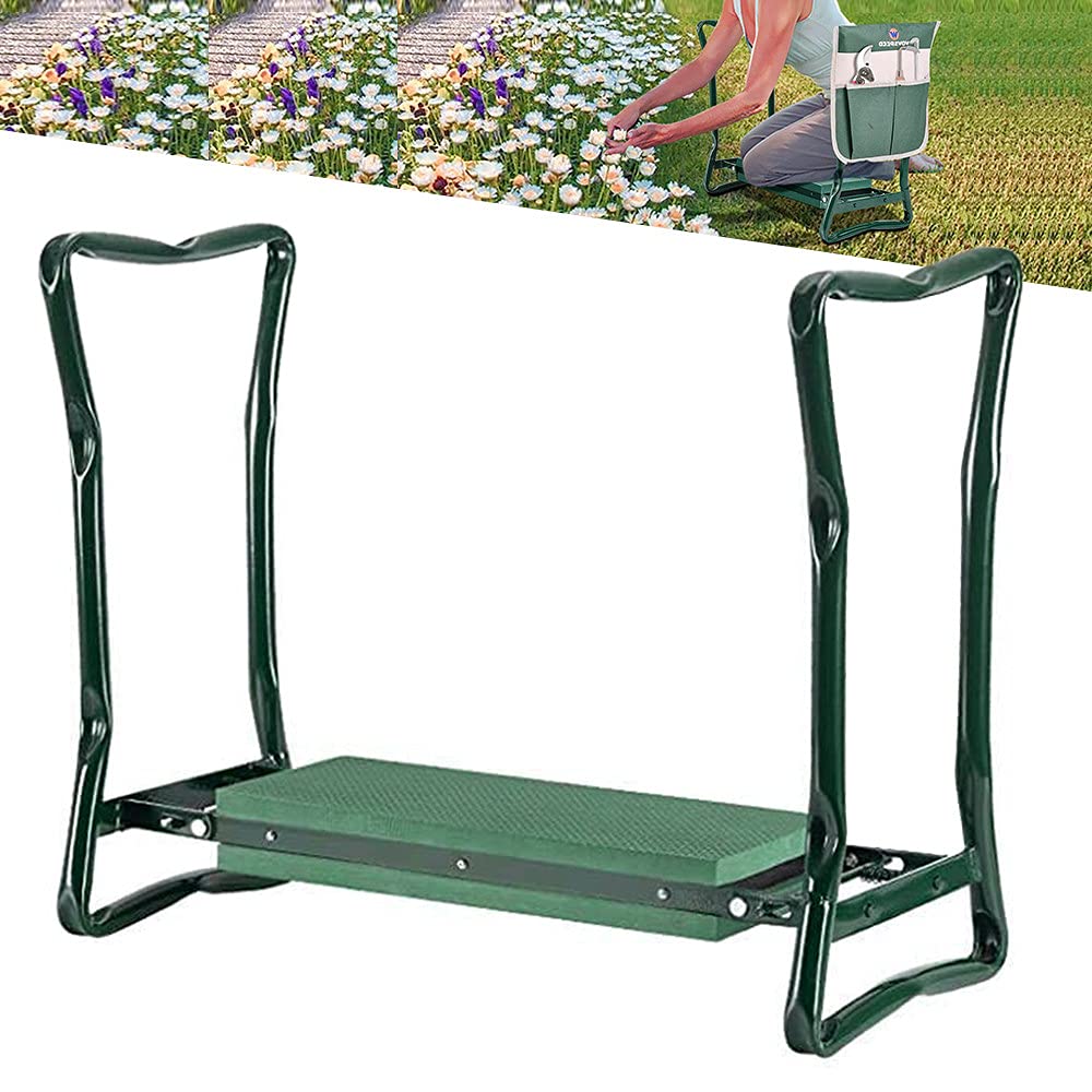 YNITJH Garden Kneeler Seat, Portable Garden Kneeling Pad, Tools Bag Garden, Stool Storage Bag, Seat Foldable Stool Protects Your Knees