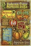 KAREN FOSTER 10965 Design Acid and Lignin Free Scrapbooking Sticker Sheet, Jump Into Fall