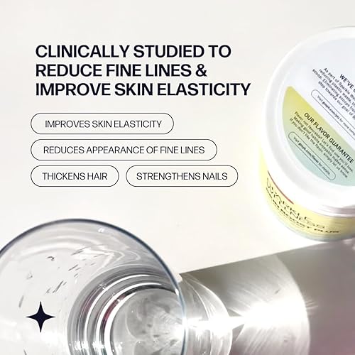 Miniatura 5 de Sparkle Wellness Marine Skin Boost Plus (sin sabor) 30 porciones  Suplemento de colágeno en polvo con péptidos de colágeno hidrolizados bioactivos