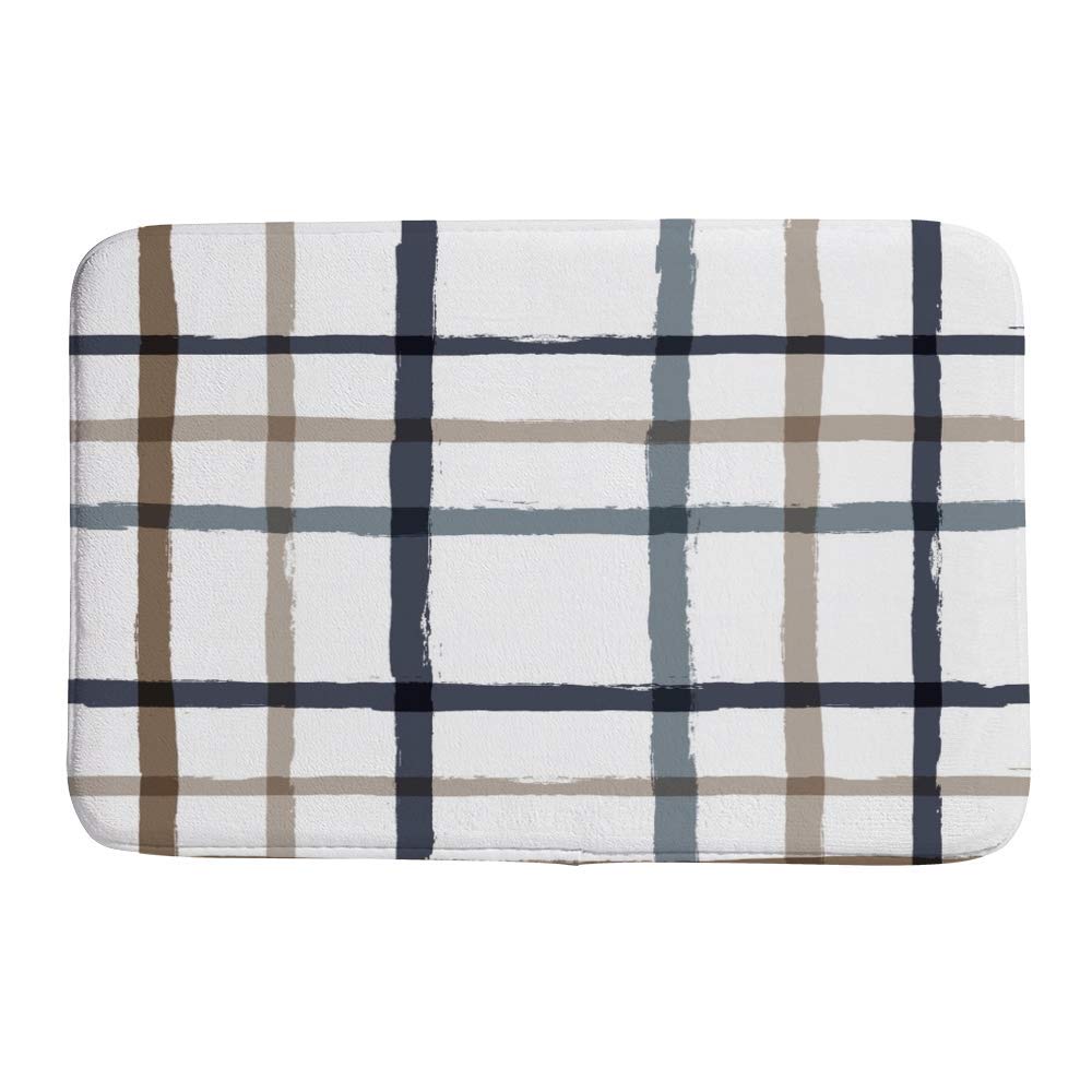 Tapis de salle de bain 91x61 cm antidérapant et lavable en machine