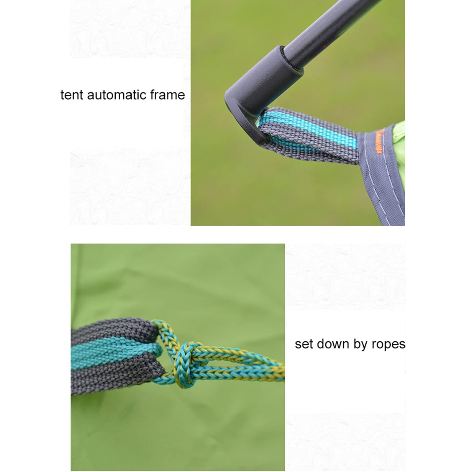 Amazon.co.jp: キャンプ用テント 自動テント 3～4人用キャンプテント