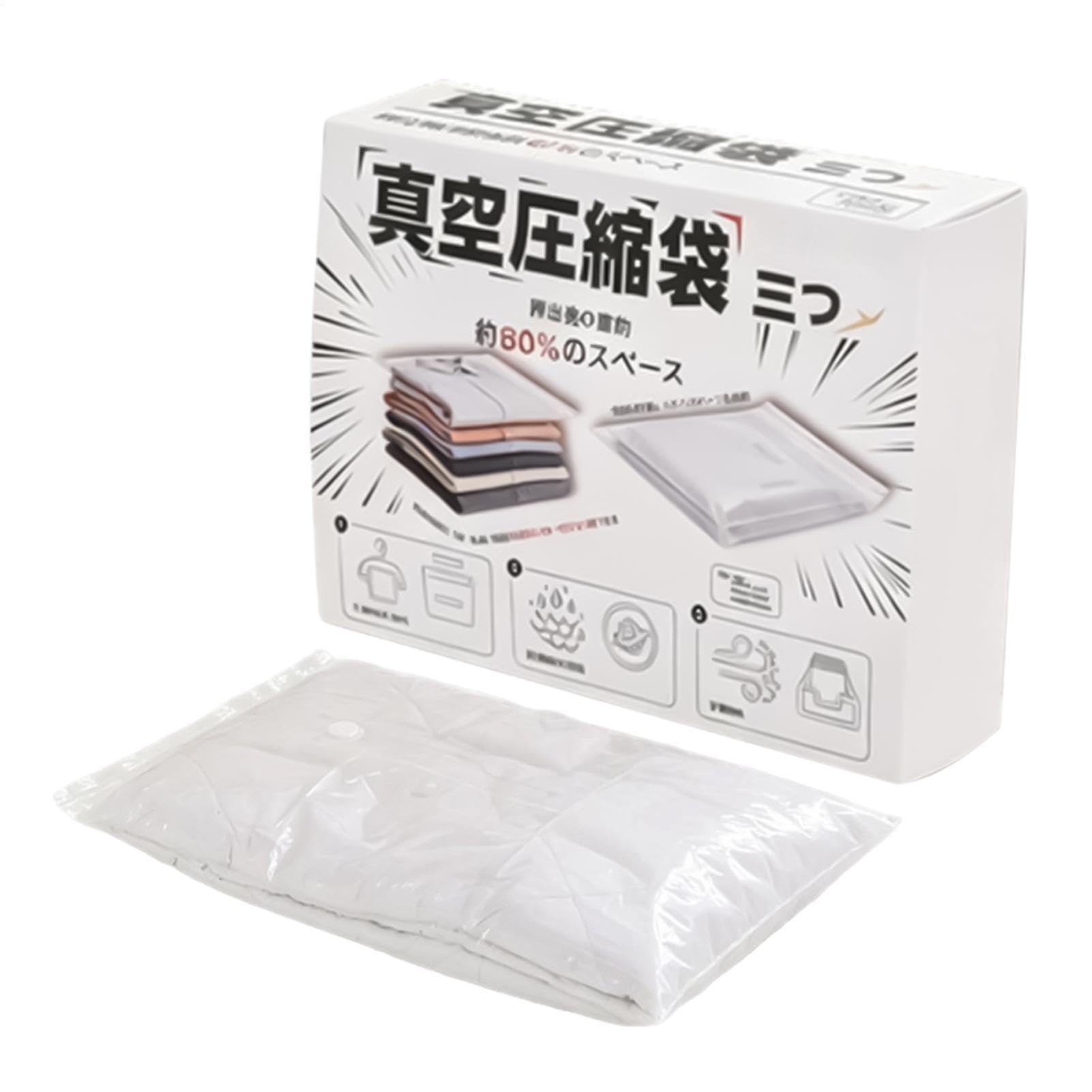 Bolsas de vacio para viajes y mudanzas pack de 3 fundas de compresion para ropa de cama