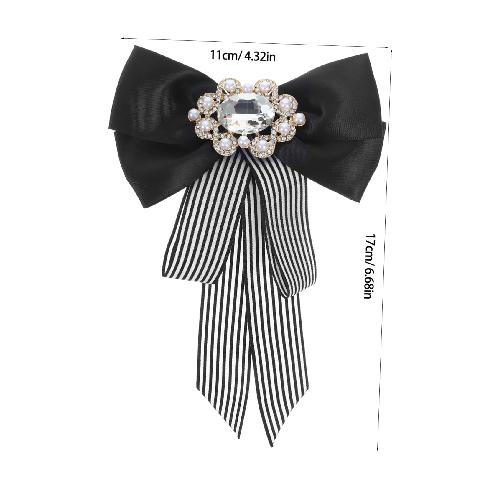 BESPORTBLE Bow Tie Neck Tie Fashion Bowknot for Women Perfect for Collarless Dresses