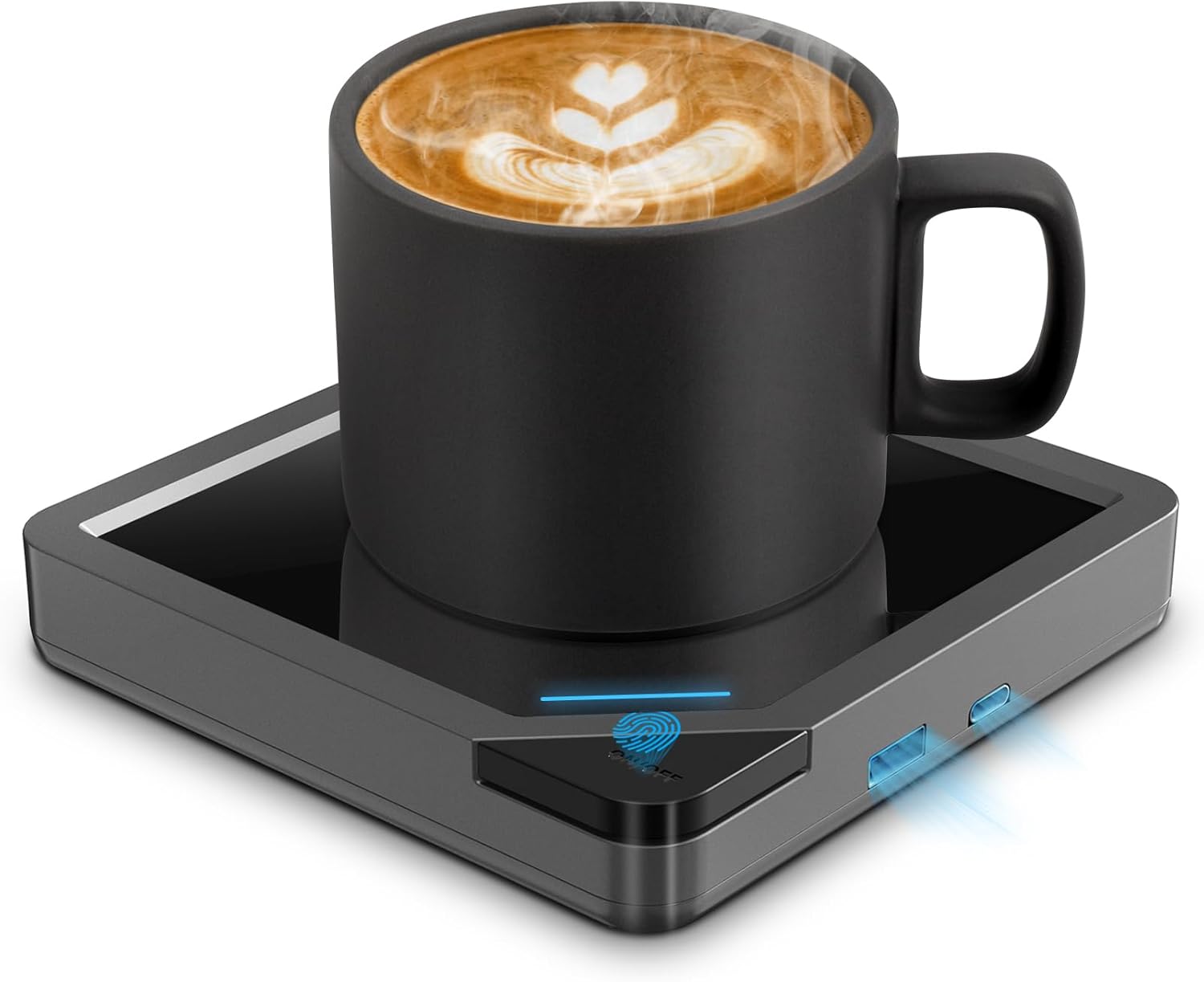 Coffee Mug Warmer Cup Warmer: Coffee Warmer for Desk Candle Warmer Plate Coffee Warmer Smart Mug Heated Mug As USB Charger Wax Warmer for Coffee, Tea, Milk, Hot Chocolate, Beverage (no Mug)