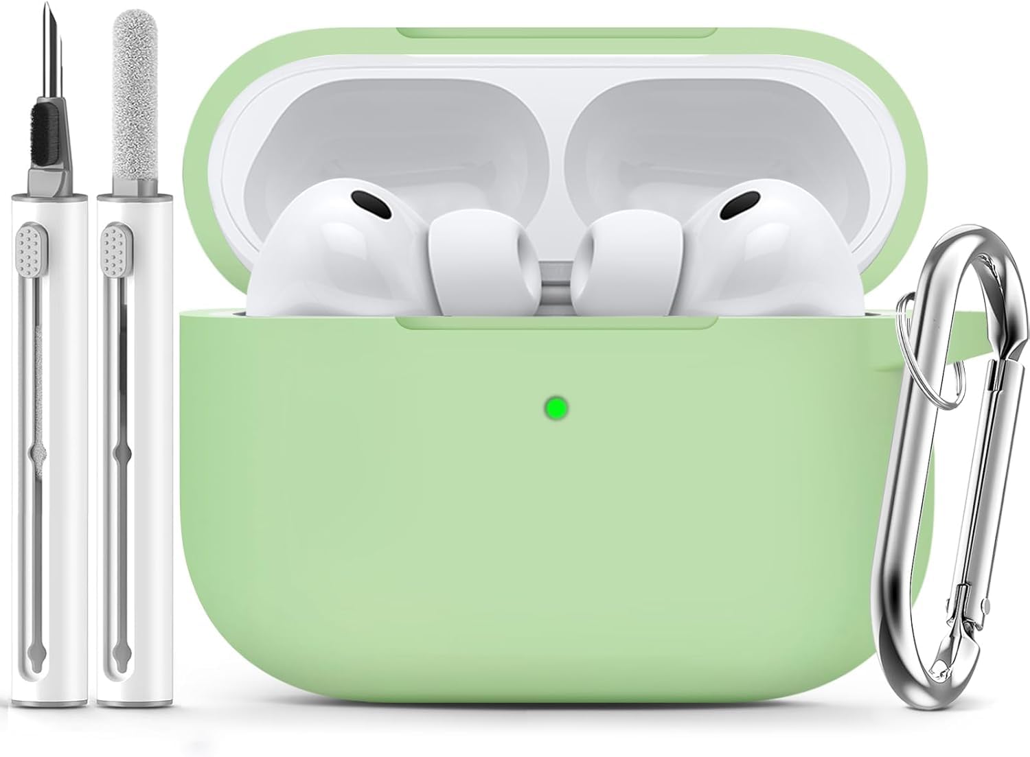 Meyaar Soft Silicone Case for AirPods Pro 3 (2025), Black — Amazon image 3