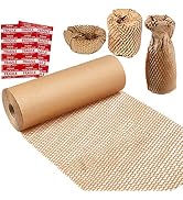 Honeycomb Packing Paper,12" W x 200' L Bubble Cushioning Wrap for Moving,Products & Gifts Wrappin...