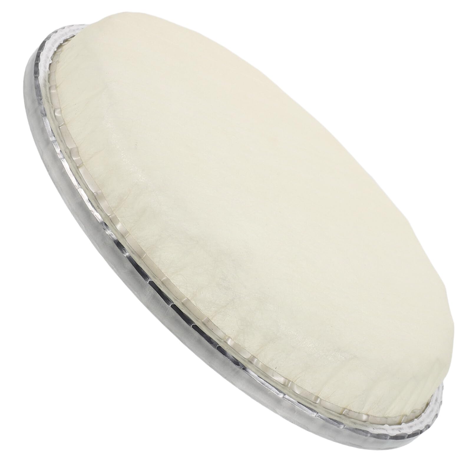 Abaodam Pelle di Ricambio per Tamburo Africano Djembe 8 Pollici Pelle per Tamburi a Percussione Rotonda Fatta a Mano Accessori per Tamburi Africani Superficie Resistente per Performance